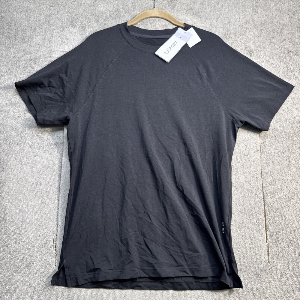 ASRV‎ Men's Black Performance T Shirt Medium Polygiene Anti Odor